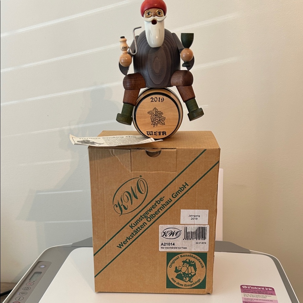 KWO GERMAN SMOKER MAN 2019 JAHRGANG SMOKING MEN CHRISTMAS BAVARIAN